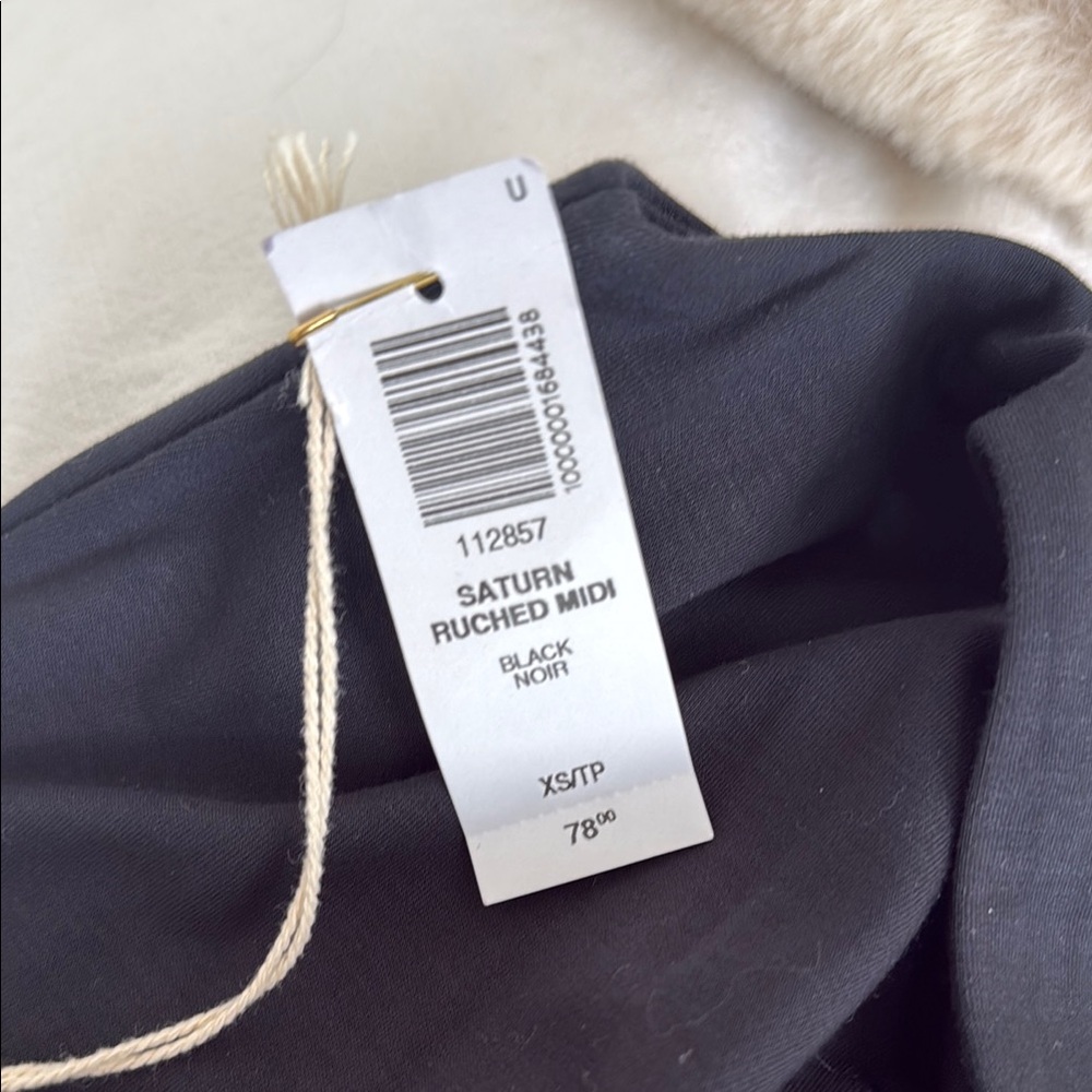 Aritzia Black midi dress - Picture 3 of 3